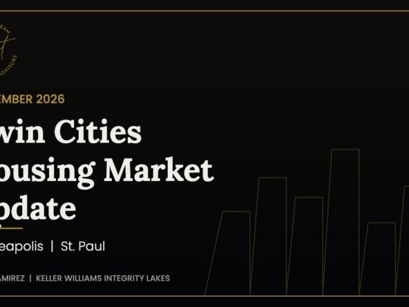 Twin Cities Housing Market Update graphic for September 2026 with Jose Ramirez branding